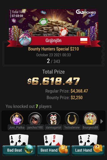 GGPokerPolska's tweet photo. Ogromne gratulacje dla wczorajszych triumfatorów 😎
Dziś na szczególną uwagę zasługuje Global Millions rozgrywany w ramach #GGSOP 👍
Więcej info ➡️ https://t.co/z1UkovcMQp
#poker https://t.co/qjYWGielmc