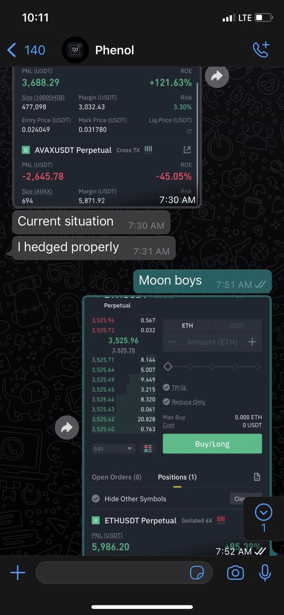 Swagghood_co's tweet photo. Some of my everyday normal conversations with my family @DjPhenol! Profits only! ๐นsharra to the many underwater and liquidation days that taught us the hard lessons! Gentrification across the barren land indeed! #OGtraders #Moonboys ๐ https://t.co/kONlvm7nvo