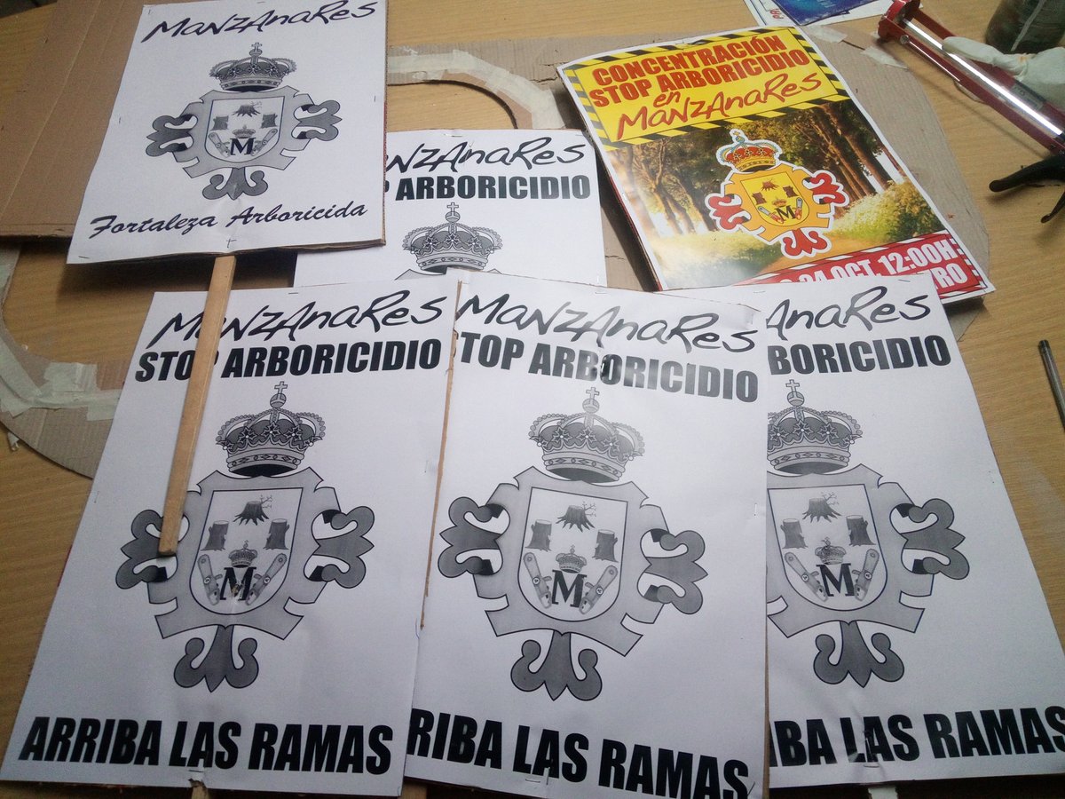 ElCauterio's tweet photo. Se ha quedado buen día para ir a la concentración contra las prácticas arboricidas de @manzanares_es y @PSOEManzanares. Todo listo, ven y si estás fuera apoya en Twitter con hastag #StopArboricidioManza https://t.co/YWRloS3Vul