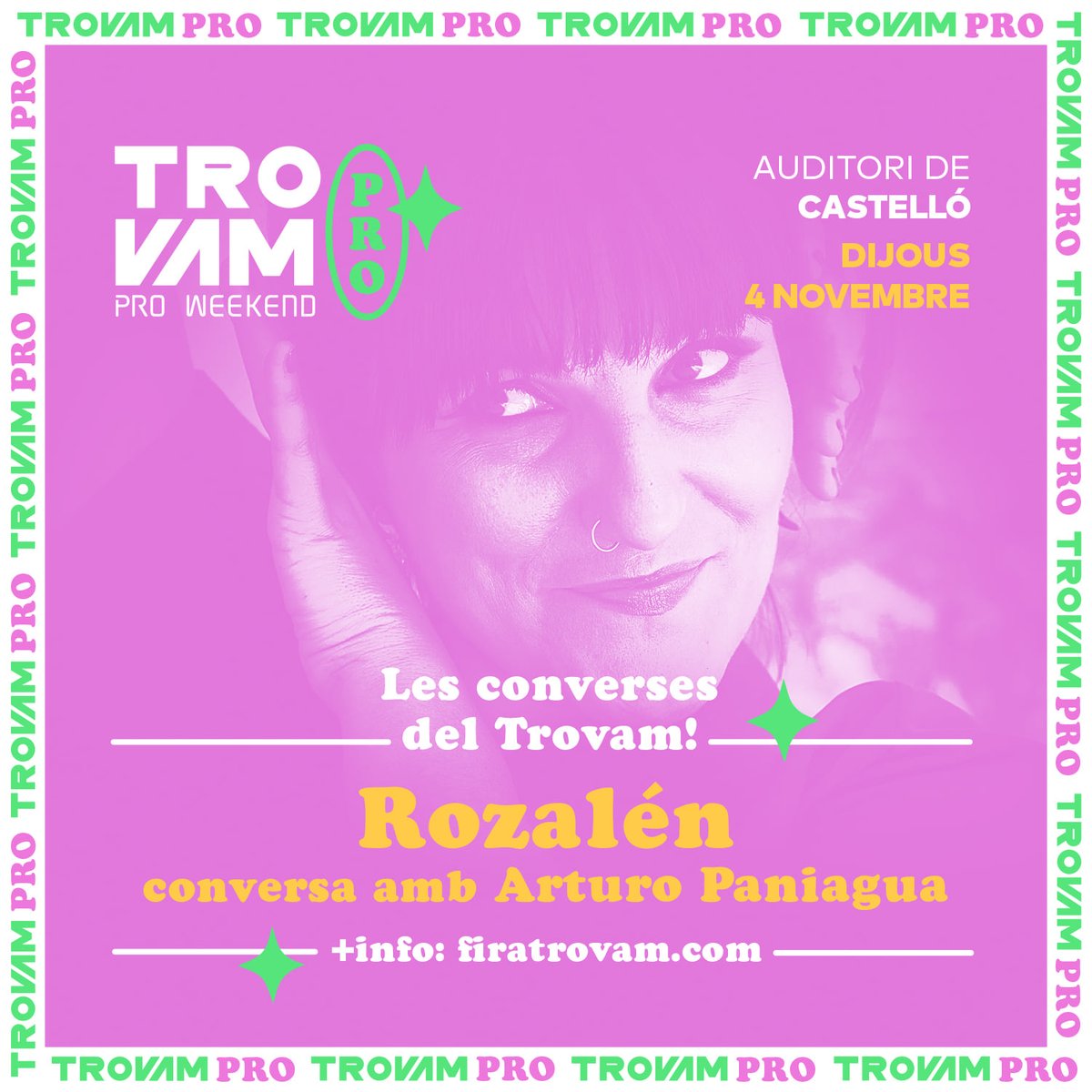 Metronom_prod's tweet photo. 💥 Atenció! Programació completa de #TrovamProWeekend @FiraTroVAM- @proweekendfest . La Fira Valenciana de la Música. Secció d'activitats professionals on gaudirem de debats, tallers i altres activitats de la novena edició.
https://t.co/56jDofErWc https://t.co/FCkZ4rEgNK