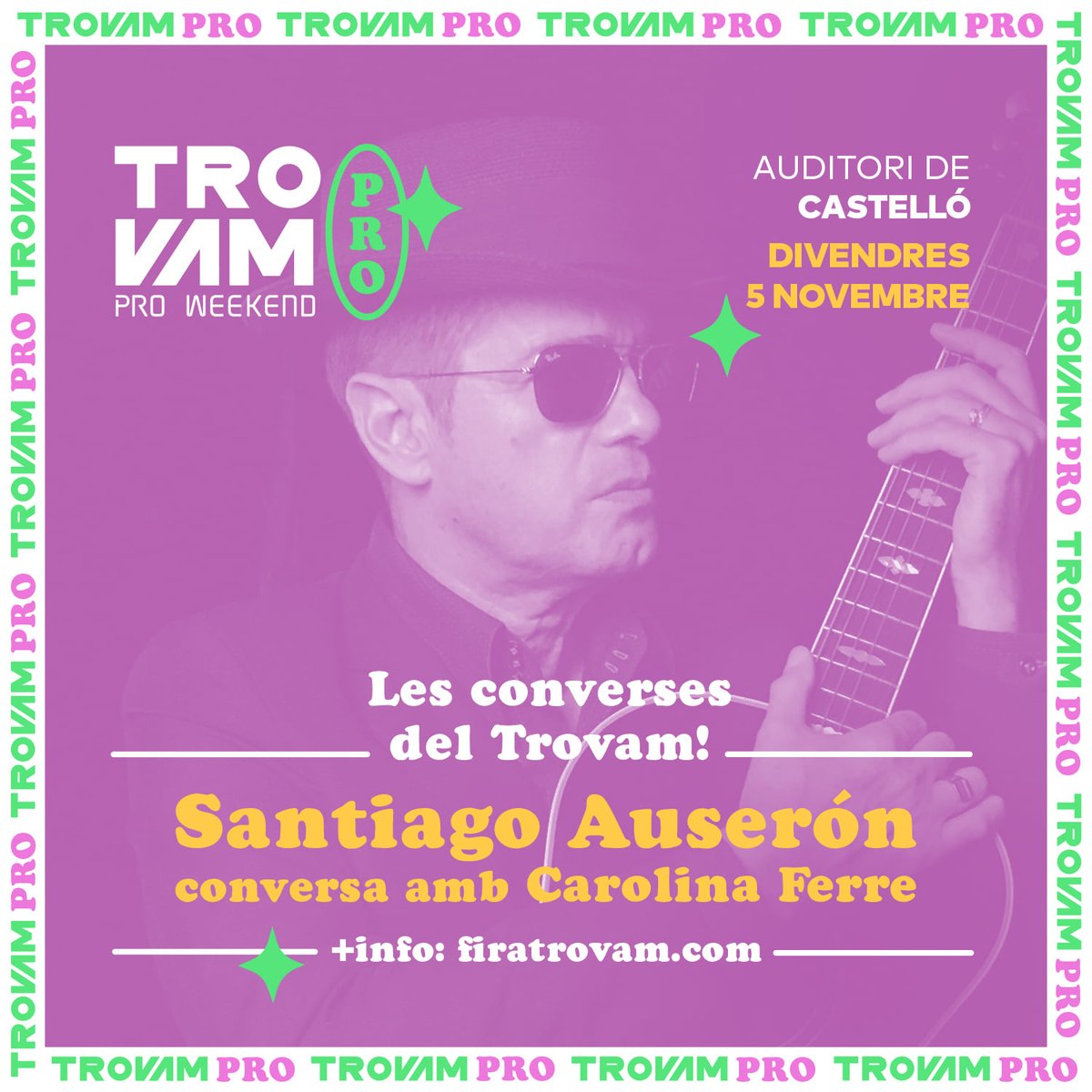 Metronom_prod's tweet photo. 💥 Atenció! Programació completa de #TrovamProWeekend @FiraTroVAM- @proweekendfest . La Fira Valenciana de la Música. Secció d'activitats professionals on gaudirem de debats, tallers i altres activitats de la novena edició.
https://t.co/56jDofErWc https://t.co/FCkZ4rEgNK