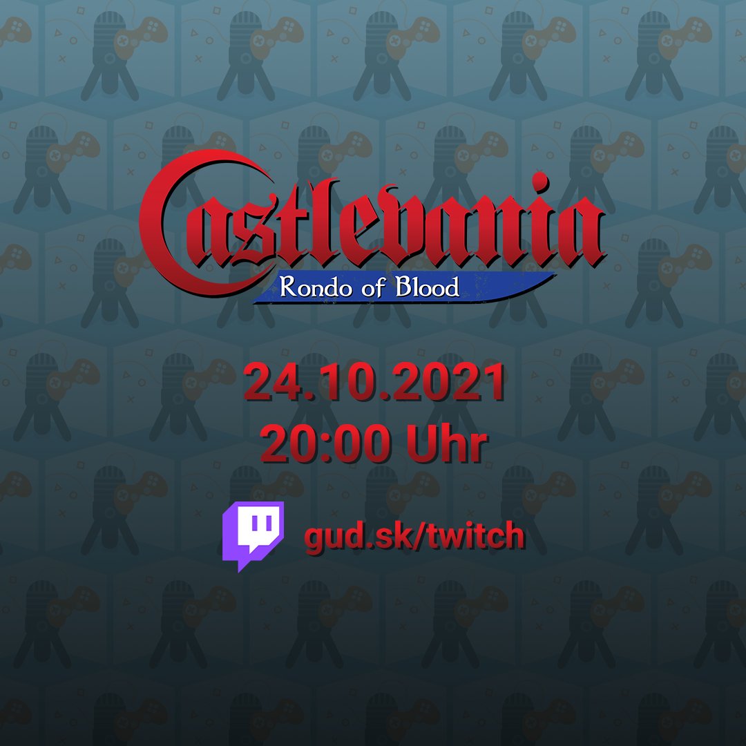 Mit viel Glück schließt <a href="/bafh666/">@BAfH666@mastodon.cloud</a> heute Abend Rondo of Blood ab.
Seid ab 20:00 Uhr auf #Twitch mit dabei. gud.sk/twitch
#stream #castlevania #RondoOfBlood #retro #vollretrowiedasabgeht