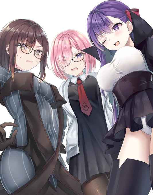先輩vs後輩vs後輩
 #FGO 