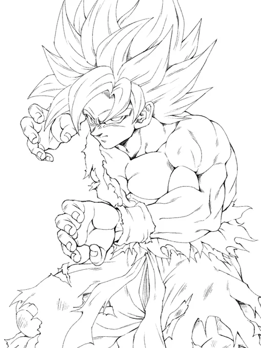 塗り絵載せときます。
もし良ければ!🙏
#ドラゴンボール 