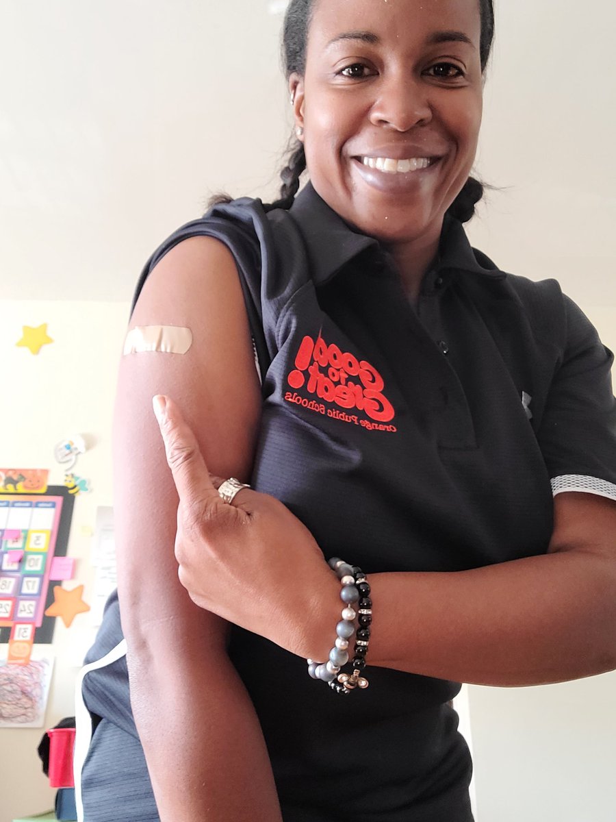 Keeping my family, my Ss, their familes, my coworkers, and anyone else around me SAFE! I finally received my booster vaccine. Let's protect each other! Stay safe everyone! This is #GoodtoGreat!
#busybee102 #laspantherpride  #kindergartenrocks #ModernaBooster 
<a href="/ops_district/">Orange Public Schools</a>