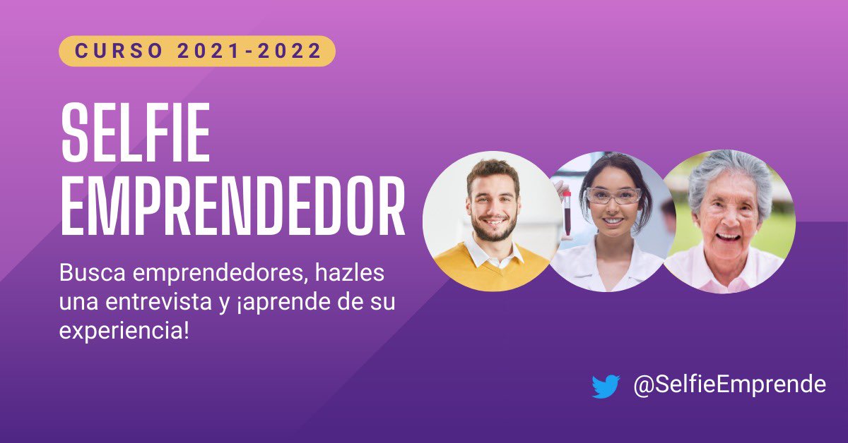 SelfieEmprende's tweet photo. 🚨 Selfie Emprendedor se pone en marcha un curso más. 
Si eres profesor/a de #FOL #FP participa con tu alumnado.
Más de 5000 alumnos/as ya han compartido sus entrevistas a emprendedores en la comunidad Selfie.
Cómo publicar 👇https://t.co/1UVMyD42Di https://t.co/x16F1c5Ccc
