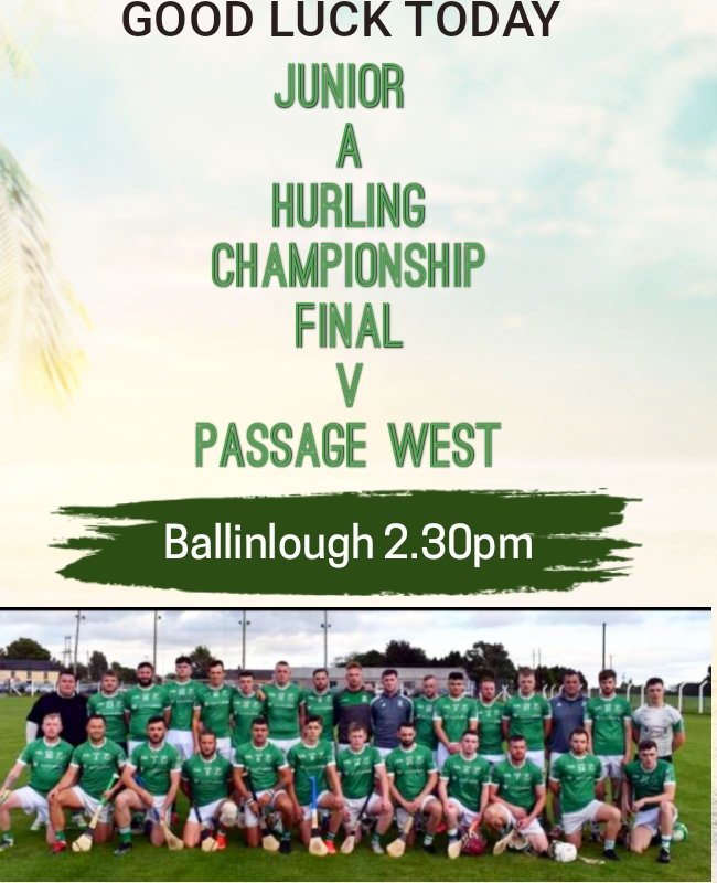 GAA_StVincents's tweet photo. Let's get behind these lads today!
Uinsinn Naofa Abú! https://t.co/DXm2B7rA1X