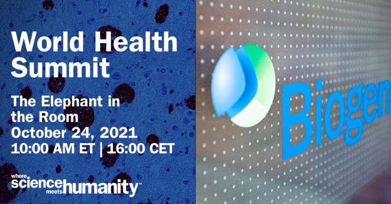 biogen's tweet photo. Is Europe Ready to Address Alzheimer’s Disease and Brain Health? Join us today to hear more from our great panel of speakers during this @WorldHealthSmt event #WHS2021