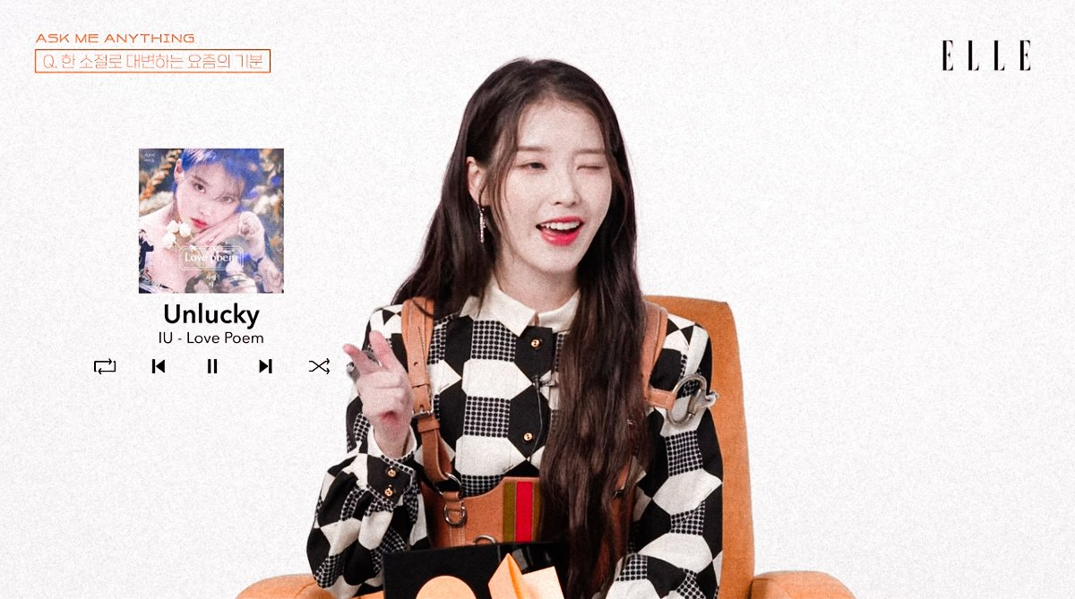 IUpoems's tweet photo. Q. Within the song you wrote, could you sing a verse that reflects your mood these days?

IU. "And yet you are perfect my lady" (unlucky)

#IU • #아이유 🦋 https://t.co/bpLgmnMnYT