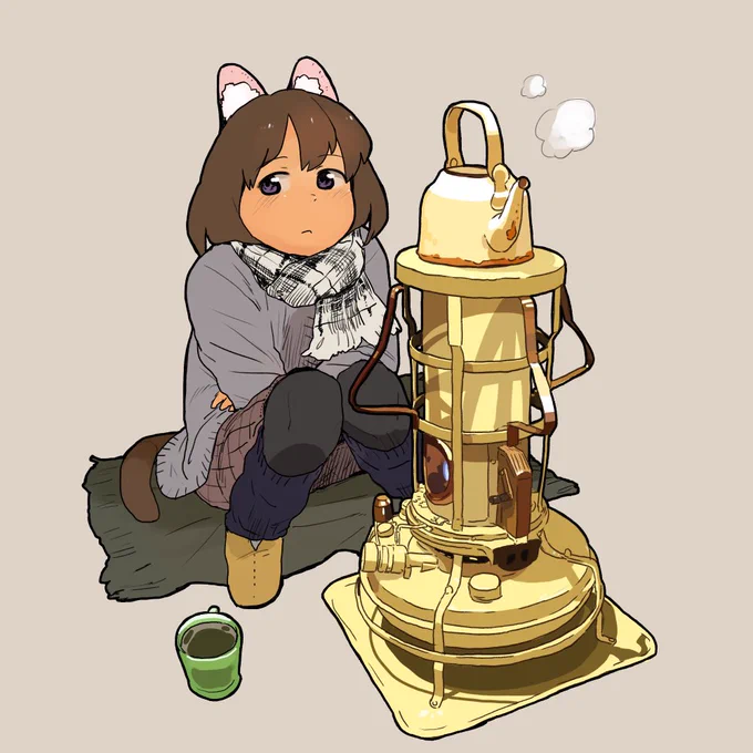 さむくなってきたので…冬っぽい絵を… 