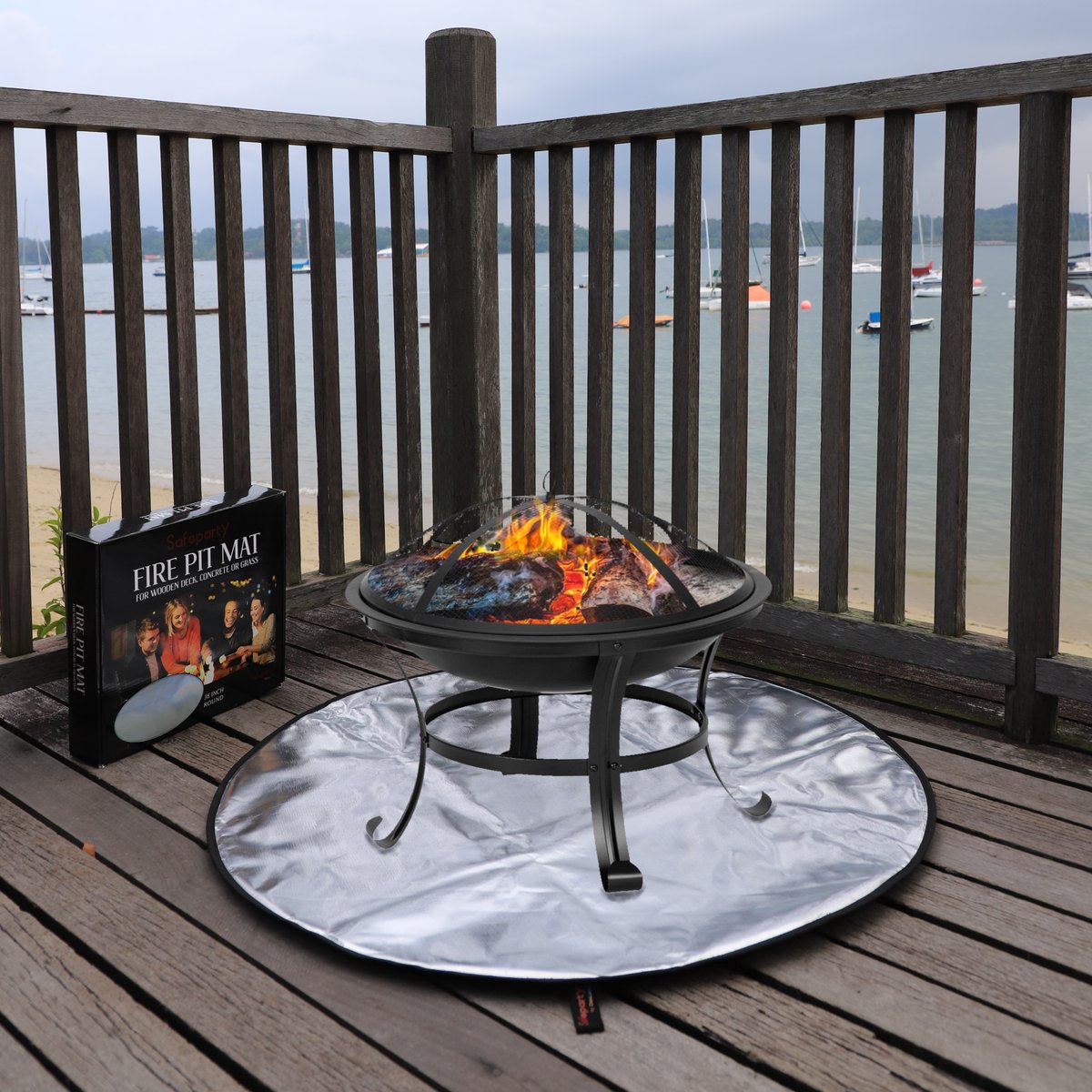 TheDaxlena's tweet photo. Safeparty Fire Pit BBQ Grill Mat is fantastic to use under a grill or fire pit to catch any hot drippings that may spill or splatter when cooking. https://t.co/UETbzLywyb
#Daxlena #Safeparty #FireproofMat #FirePitMat #FirePit #DeckProtector #PatioProtector #GrillMat #BBQMat https://t.co/h3dW3DBrei