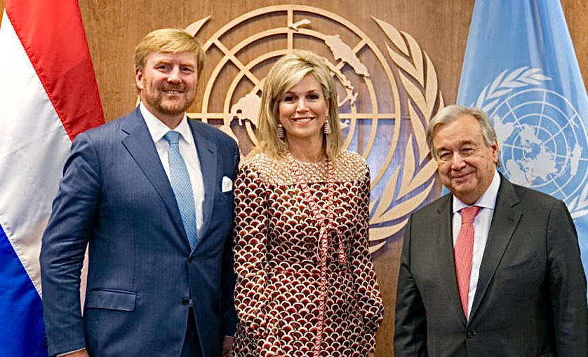 As we celebrate #UNDay , quoting HM the King 🇳🇱: ‘the canon of world history, the UN deserves a prominent place among the greatest forces for good.’ Today marks 76 years of UN values – human rights, peace, environment &amp; global development. Those values drive 🇳🇱 cooperation w/ 🇯🇴