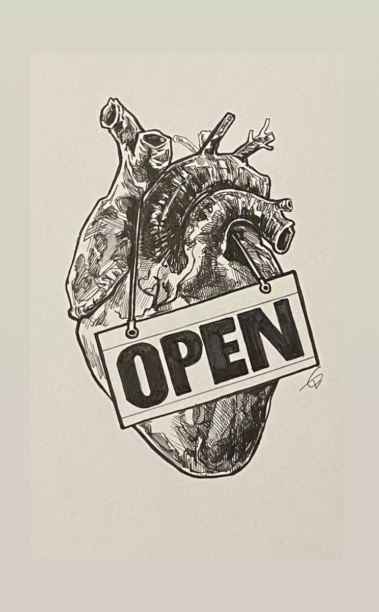 G_Quaresima's tweet photo. @inktober @inktober #inktober2021 #openyourheart #open #inkdrawing #drawingart #illustration #artoftheday #opensign #heartillustration #artist #art #commissionsopen #creative https://t.co/Wbx5MpRykH