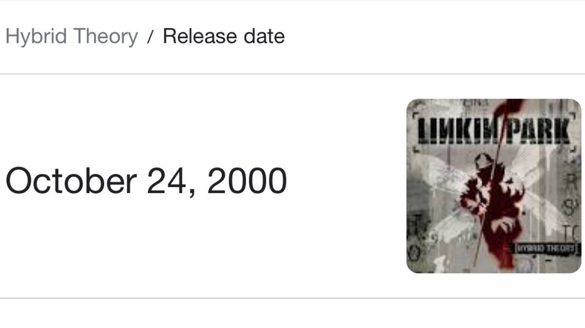 BroodingAnanas's tweet photo. Linkin Park fans, I just wanna see something:

like this tweet if you’re younger than this album, RT if you’re older https://t.co/QZmjYcfcMm
