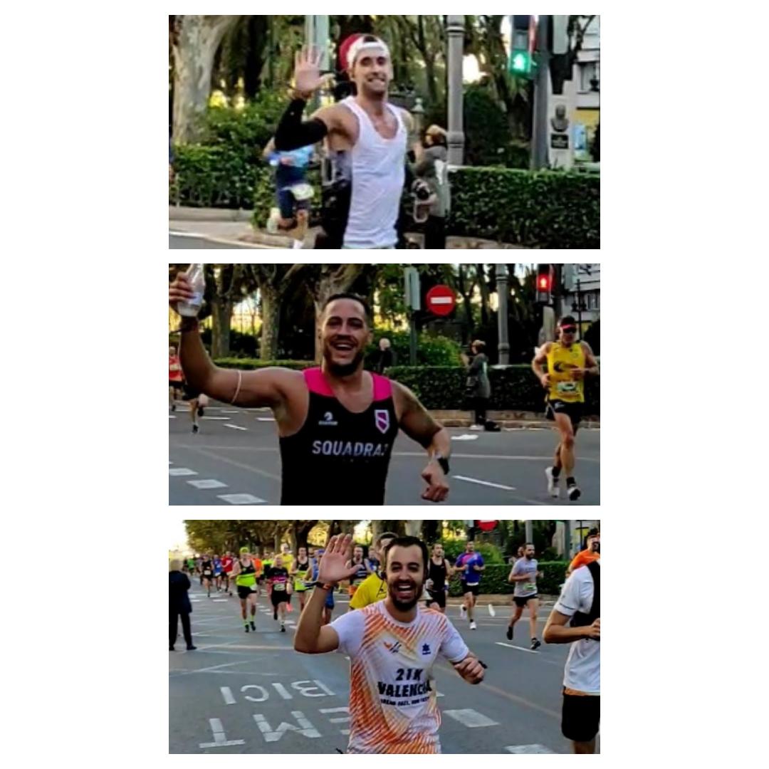 Els nostres "Runners", ✈️ pels carrers. De fet, Letesenbet Gidey, polvoritza el crono i fa WR femení: 1:02:52 🤟Enhorabona a totes i tots els que hui s'han animat amb el <a href="/MedioMaratonVLC/">Medio Maratón Valencia</a> i molt especialment als nostres Xics FERRAN, ALEX i CHEMA,
uns craks 😍!! #21kvalencia