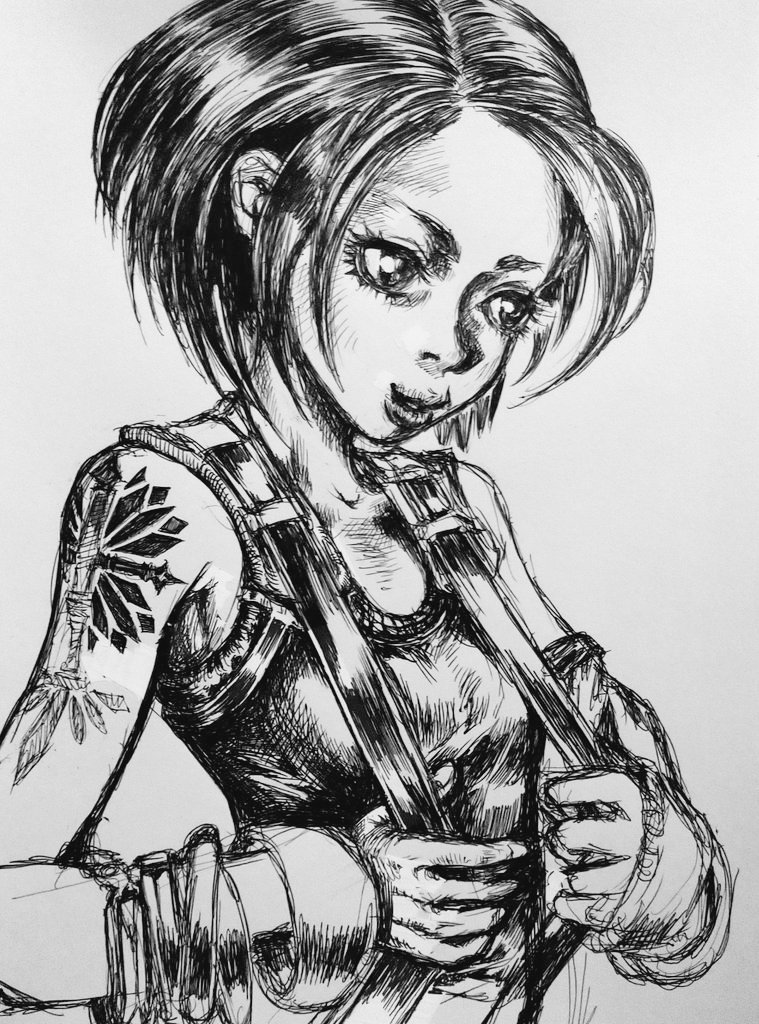 以前描いたモノ⑨
#イラスト
#illustration
#オリジナル
#Original
#過去絵
#イラスト好きさんと繋がりたい