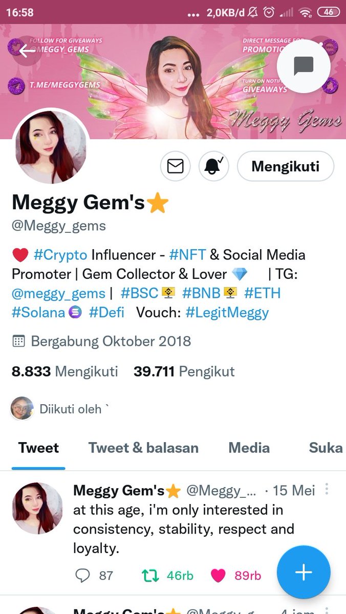 Harapmenang1's tweet photo. @Meggy_gems https://t.co/6plo03ZQfP