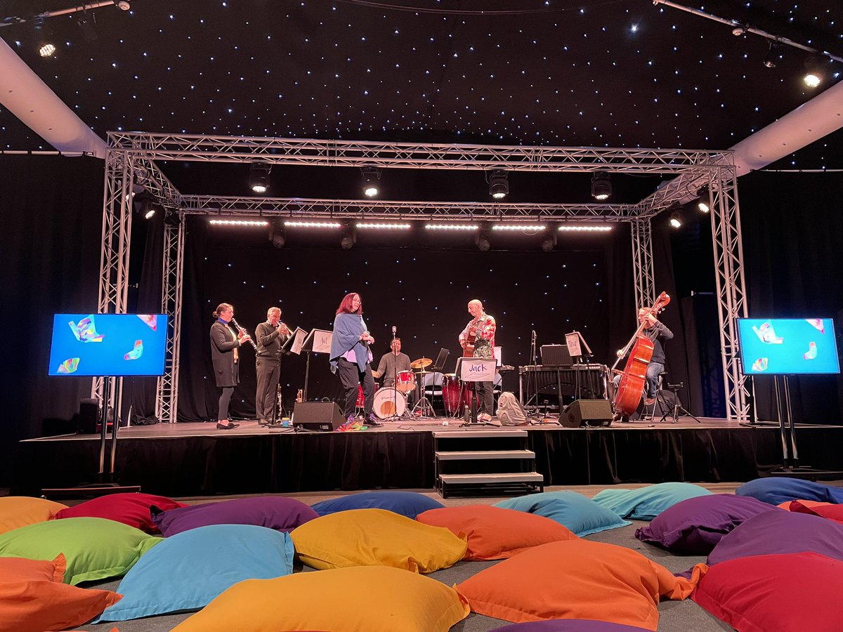sinfoniavivauk's tweet photo. Soundcheck looking fab @PlaceDerby @fantasticforfam for #FlutterandFly - two BSL interpreted shows at 11.30am and 3pm today! ππ¦βοΈππβοΈ #cityofculture2025 @culturederby #CultureDerby2025 https://t.co/3rgqmgNS5m