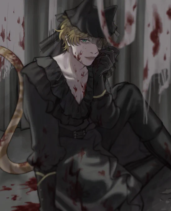 誕生日には間に合わなかったけどハロウィンには間に合った...好きだ....

 #obeymesatan
 #obeymefanart 