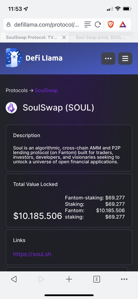 MttCrypto's tweet photo. @DeGatchi @SoulSwapFinance @SoulSwapFinance  has arrived😜 https://t.co/5AHjPGfuqa