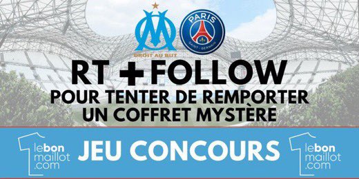 GuillaumeTarpi's tweet photo. 🎁On vous fait plaisir avec un jeu concours d’avant match les amis ! 

Pour tenter de gagner un coffret mystère RT + follow @Lebonmaillotoff.

TAS mardi 19h, bonne chance à tous ! 🤞🏼 #OMPSG #TeamOM https://t.co/mlofsg9ocp