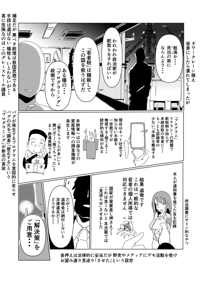 フィクション「若者税が導入された国(解説つき)」(6/8) 