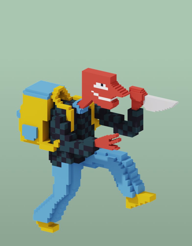 AngryCitizenNFT's tweet photo. Angry schoolboi walking on the streets 👣 of Angry City 🌆 on #Solana  with a backpack full of NFTs 🎒🧩 https://t.co/ZKbv2QweJi