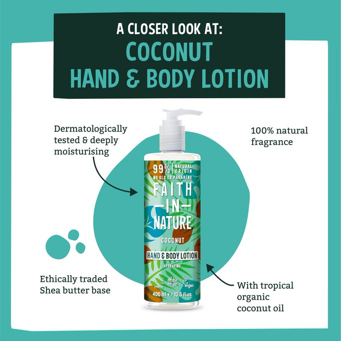 TheGivingNature's tweet photo. https://t.co/4LdrbJnZcD 
This Coconut Hand &amp; Body #Lotion nourishes the body and leaves skin feeling soft and supple by blending #organic #coconutoil with an ethically traded #sheabutter base. 

Shop Online Now!
#naturalbeauty #skincare #bodycare #thegivingnature https://t.co/P45E1e0m1b