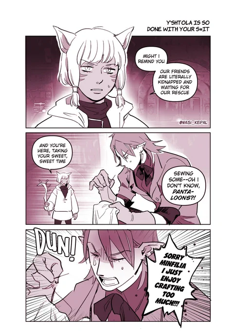 [ ffxiv ARR MSQ lv30-ish onwards spoilers ]

neglecting main story quests be like 