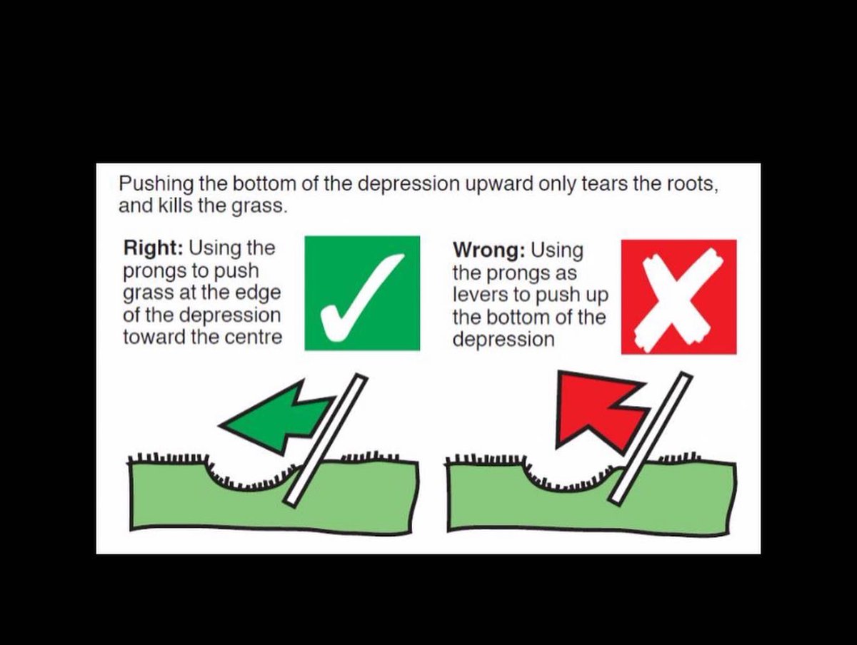 ScotHoodGolf's tweet photo. Junior Rule School 📝

This week we was making sure our pitch marks were correctly repaired ! 

Myself and @BearcroftLuke will introduce more Rules of Golf to our Junior Members in a new and fun way 😃

Here is a simply way which shows you the correct way to repair a pitch mark https://t.co/ahXQ0M2Vat