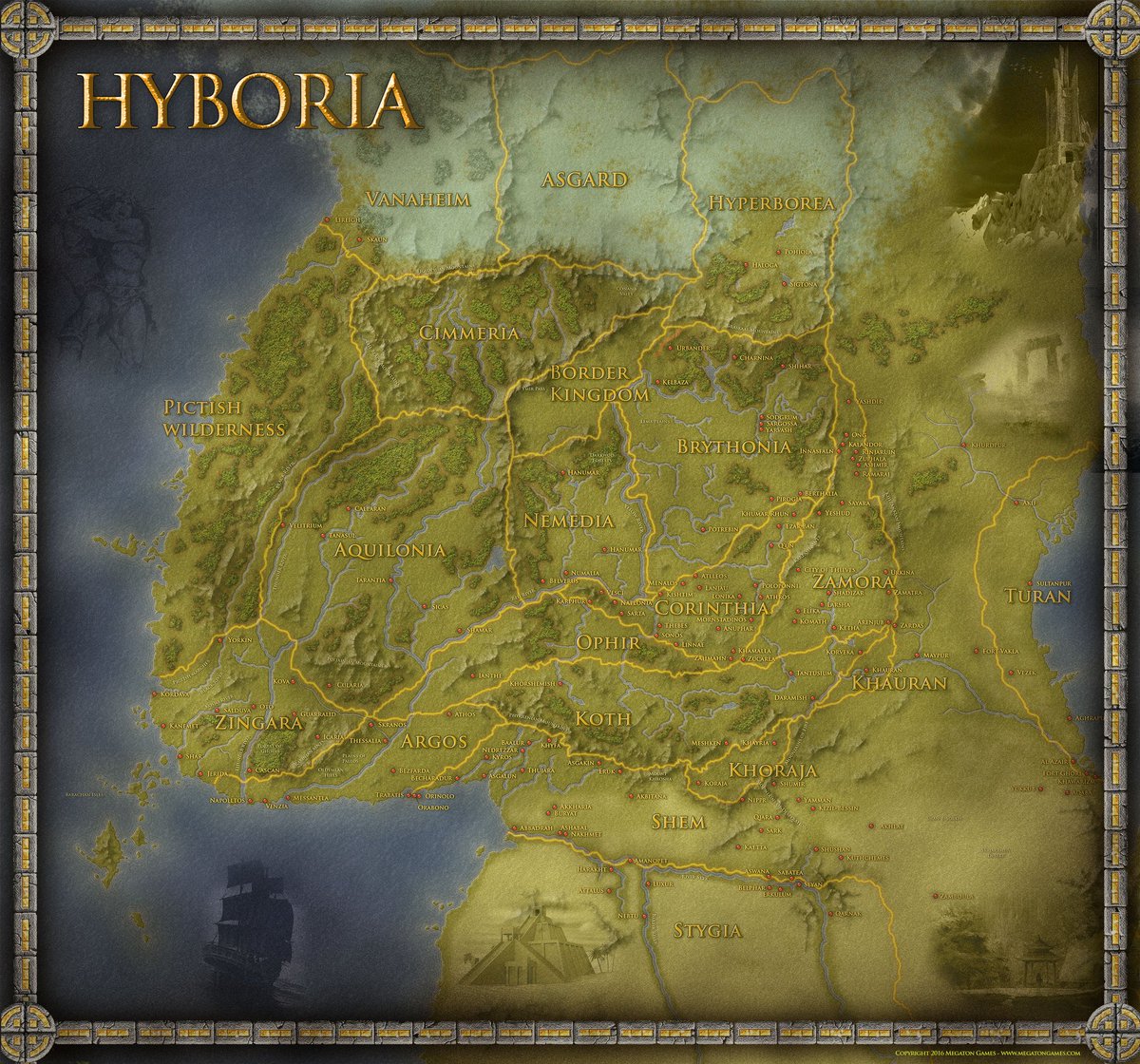 CartoGuild's tweet photo. From the archives...

Hyboria map, by Carnifex

Made for a #GuildChallenge back in 2016

https://t.co/6a4oiLzYX2 https://t.co/h4X2iNP1D5