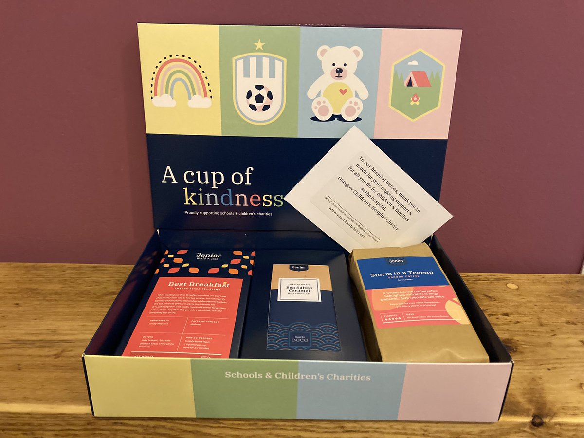 Thank you <a href="/GCH_Charity/">Glasgow Children's Hospital Charity</a> <a href="/Jenierteas/">Jenier Teas</a> for the fabulous A Cup of Kindness gift. Off to pop the kettle on so I can try the Storm in a Teacup coffee 💕