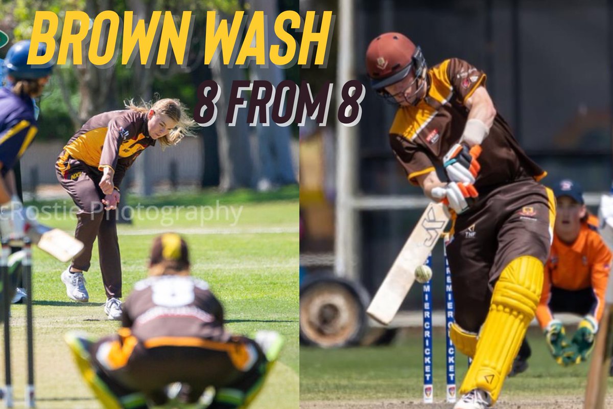 KensingtonDCC's tweet photo. 💛BROWN WASH 🤎
Another brown wash this season with the seniors men and women going 6 from 6 !! Plus the LO1s with a win and the Over 50s with a win in the inaugural match 😍😍

Great start to the season so far !! Onto next week 👊👊 https://t.co/UqMPq3vRLe