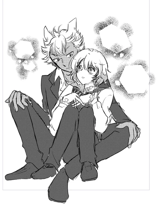 見て見て見て見てジャンル外のフョロワーがジャクエペ描いてくれたから共有します!!!!!!! 