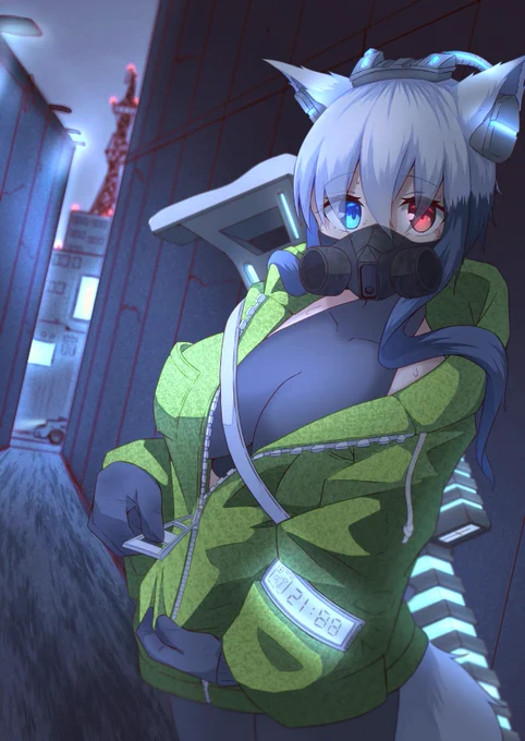 サイバーパンク的なこごちちゃん 