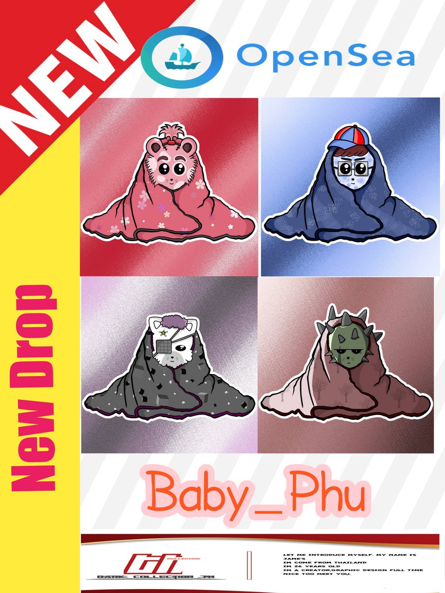 Dark_Collect0r's tweet photo. Second Collection:
New drop on opensea. Baby_Phu^^ Hi nice to meet you.^___________________^
https://t.co/pImqbH7S2A

#NFTdrop #nftcollector #NFTs #NFTCommunity #opensea #NFTTHAILAND #NFTJapan #nftcollectors https://t.co/hYvQVGstmp