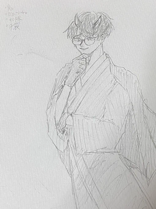 イラストの要素を言い合ってそれを描くっていうやつを幼なじみ達と今日やって来ました。キャラが濃いと言われましたが、私が1番マシです。 