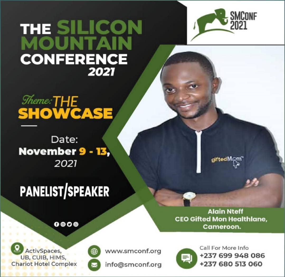 ngenge_senior's tweet photo. Are you coming for the Silicon mountain conference 2021? #SMConf #buea . Are you in Berlin, Mountain View,Moscow,London,Cairo,Lagos,Abuja or wherever, come to Buea for the #showcase from November 9 to 13. https://t.co/6M6tHaBqHq