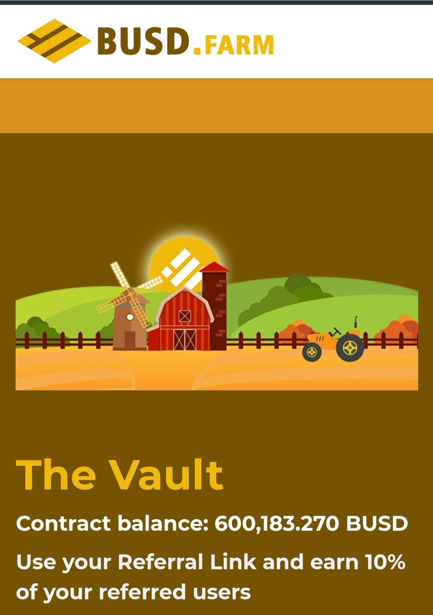 busd_farm's tweet photo. Want to be part of this ever growing comunity with nearly 3k members in telegram join below like comment retweet we will pass 1M in contract and 10% daily and more with compounding let's grow together
https://t.co/sQmqjkfbMb

#BTC #ETH #BSC #BinanceSmartChain #bnb #Crypto https://t.co/O37rHjIy4X