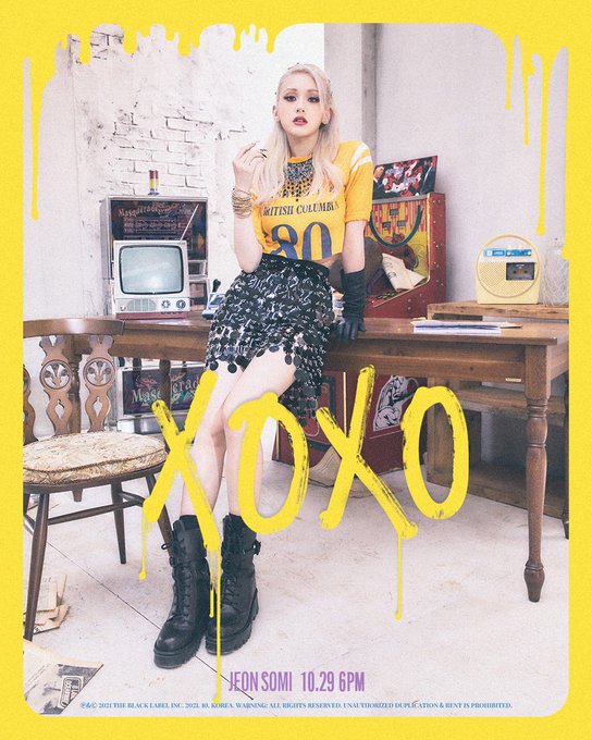 JEON SOMI &lsquo;XOXO&rsquo; THE FIRST ALBUM 2021.10.29 6PM (KST) HUGS AND KISSES&hellip;?💔❤️  #JEONSOMI #전소미 #JEONSOMI_XOXO #THEBLACKLABEL<a href="/tag/jeonsomi"class="tags"><span>#jeonsomi</span></a><a href="/tag/%EC%A0%84%EC%86%8C%EB%AF%B8"class="tags"><span>#전소미</span></a><a href="/tag/theblacklabel"class="tags"><span>#theblacklabel</span></a><a href="/tag/jeonsomi_xoxo"class="tags"><span>#jeonsomi_xoxo</span></a>