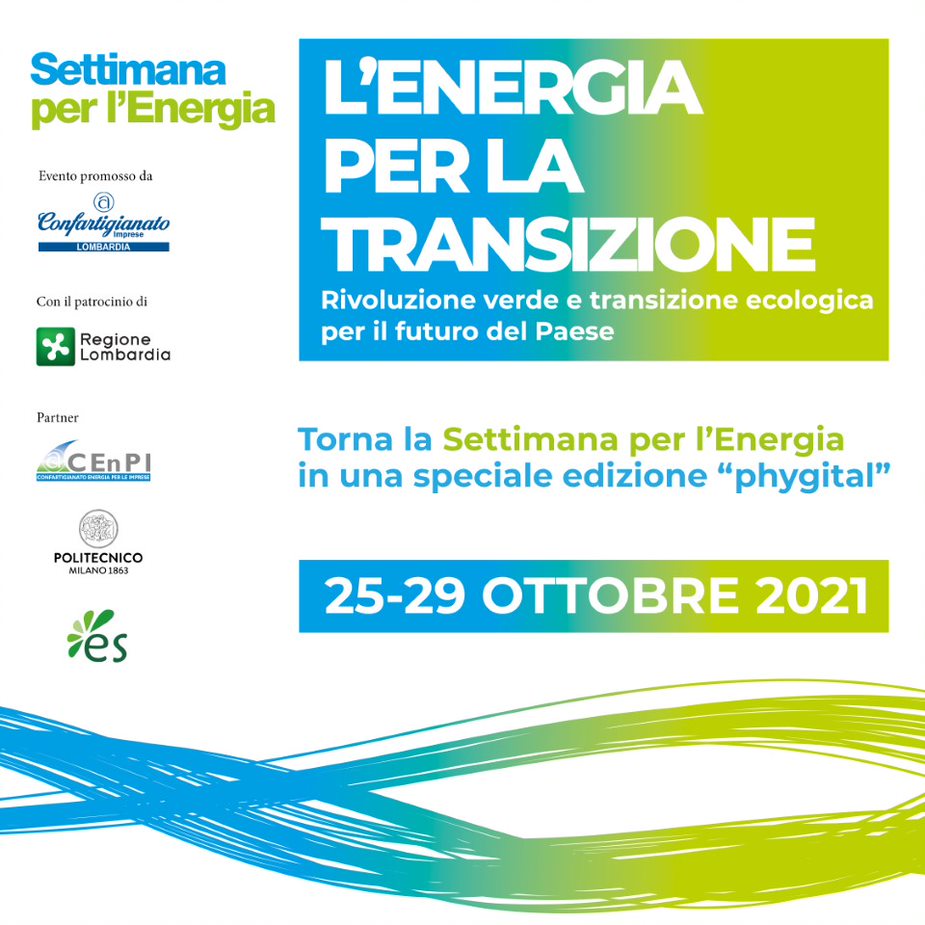 ConfartigLomb's tweet photo. 🗓️ DOMANI lunedì 25 ottobre 2021
🕚 ore 11:00
🔵EVENTO APERTURA Settimana per l'Energia
💻 segui la diretta streaming
per approfondire  leggi la nostra newsletter
➡️https://t.co/hnUZI3eAnN
#SettimanaEnergia2021#energiaperlatransizione#energia https://t.co/WbLzTDh9Wd