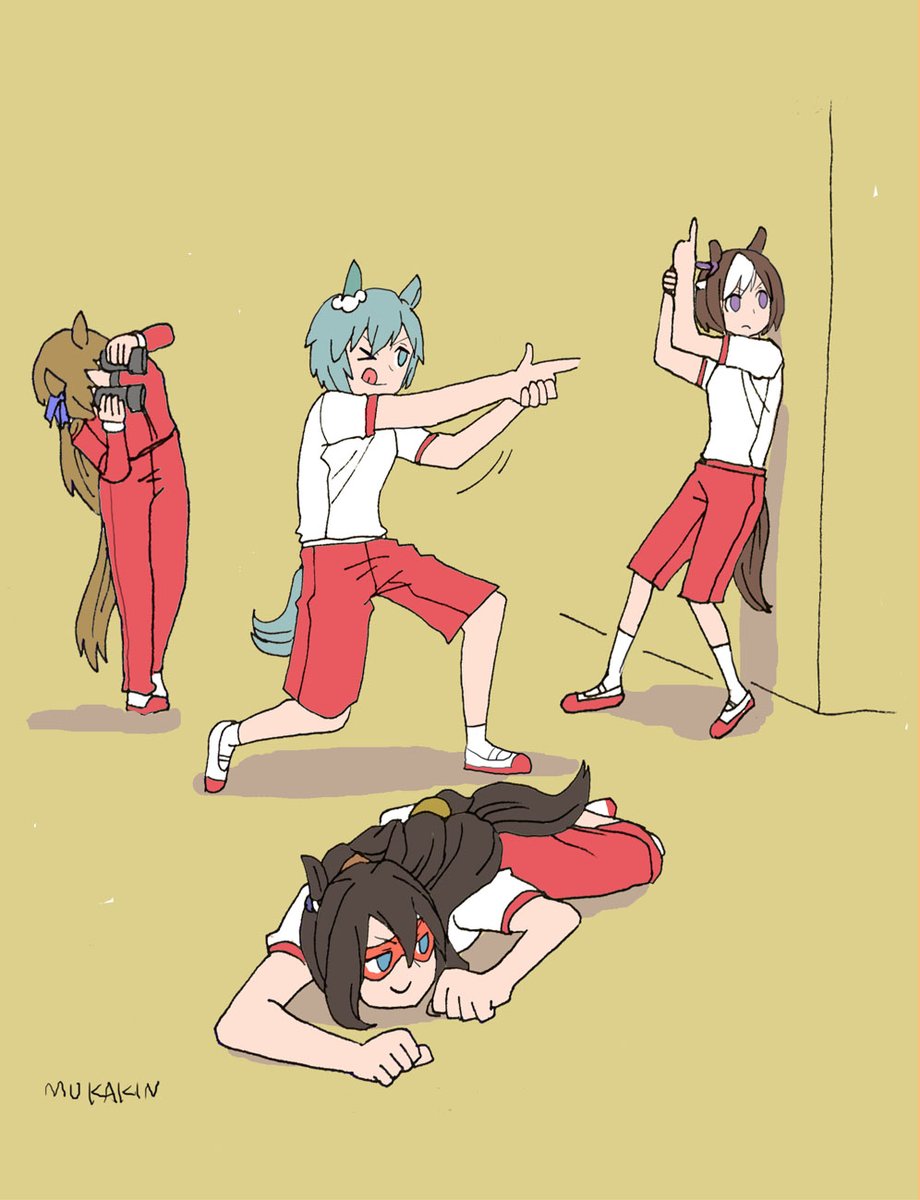 むかきん S Tweet ウマ娘 地球防衛軍ごっこ 同期組vs生徒会 たのしくいこうぜ ウマ娘 ウマ娘プリティーダービー ナリタブライアン セイウンスカイ エルコンドルパサー グラスワンダー スペシャルウィーク キングヘイロー シンボリルドルフ エアグルーヴ
