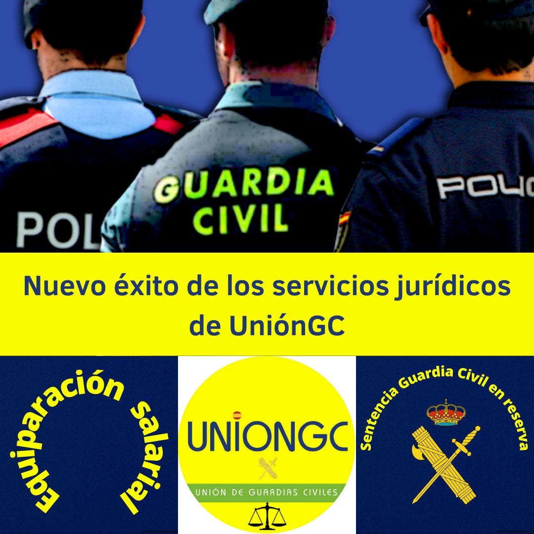 UnionGC's tweet photo. Los servicios jurídicos de UniónGC, consiguen una sentencia pionera sobre EQUIPARACIÓN SALARIAL, para personal en reserva. Pincha el enlace e infórmate 👇

https://t.co/xpHl2lEgmN

#votauniongc #uniongc #guardiacivil #igualdad #diversidad #compromiso #equiparaciónsalarial https://t.co/jnXBkP17I4
