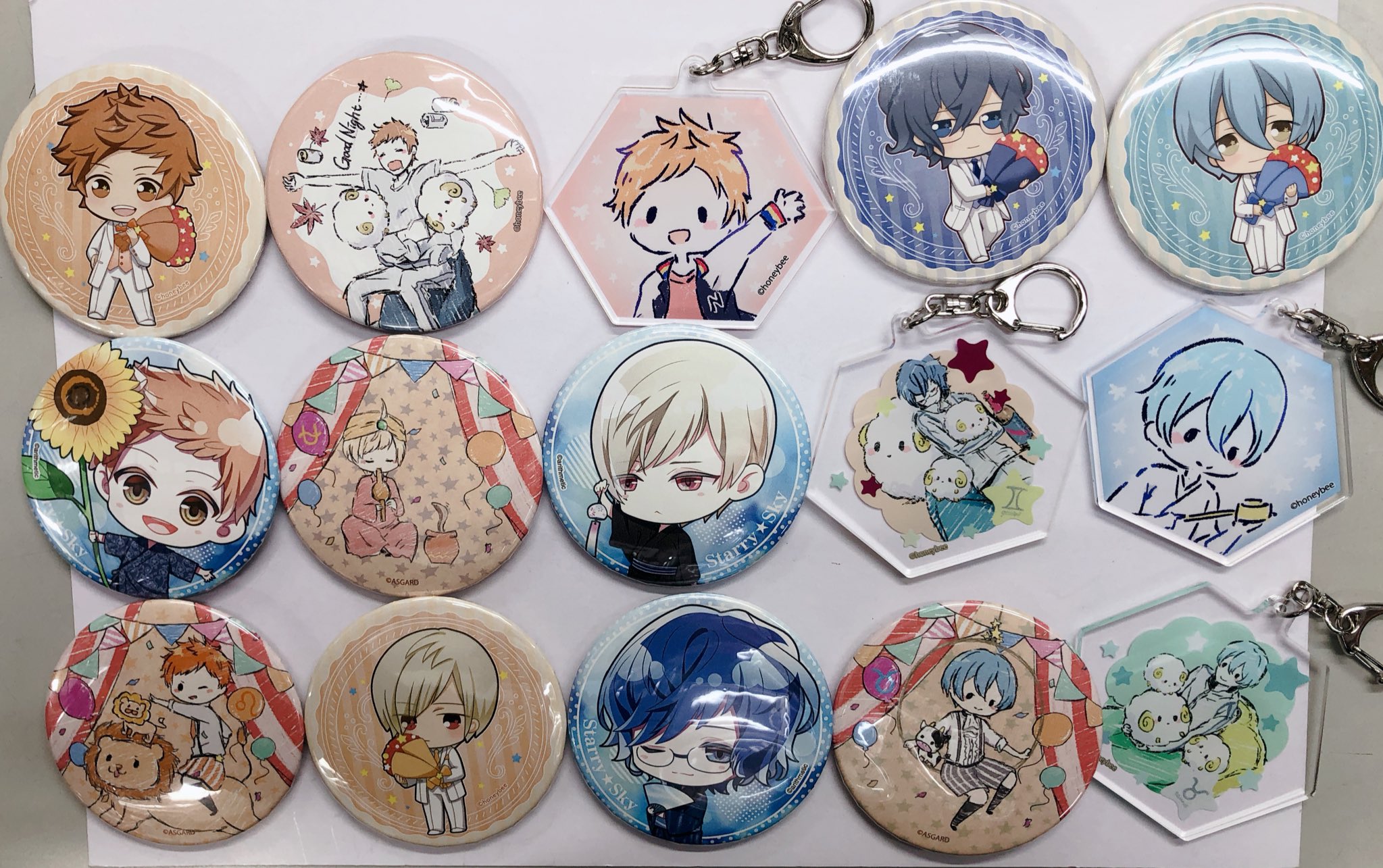 Starry☆Sky スタスカ AGF 缶バッジ 土萌羊 スターリースカイ 土萌羊 缶バッジの通販 by 四葉's shop｜ラクマ