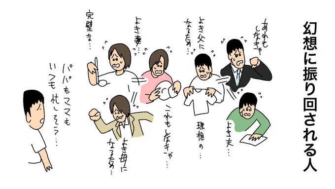 幻想に振り回される人 