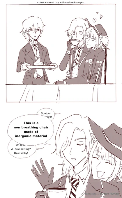 + ~ Just everyday Pomefiore things~Rookvil / ルクヴィル (original text by @/furekami) 