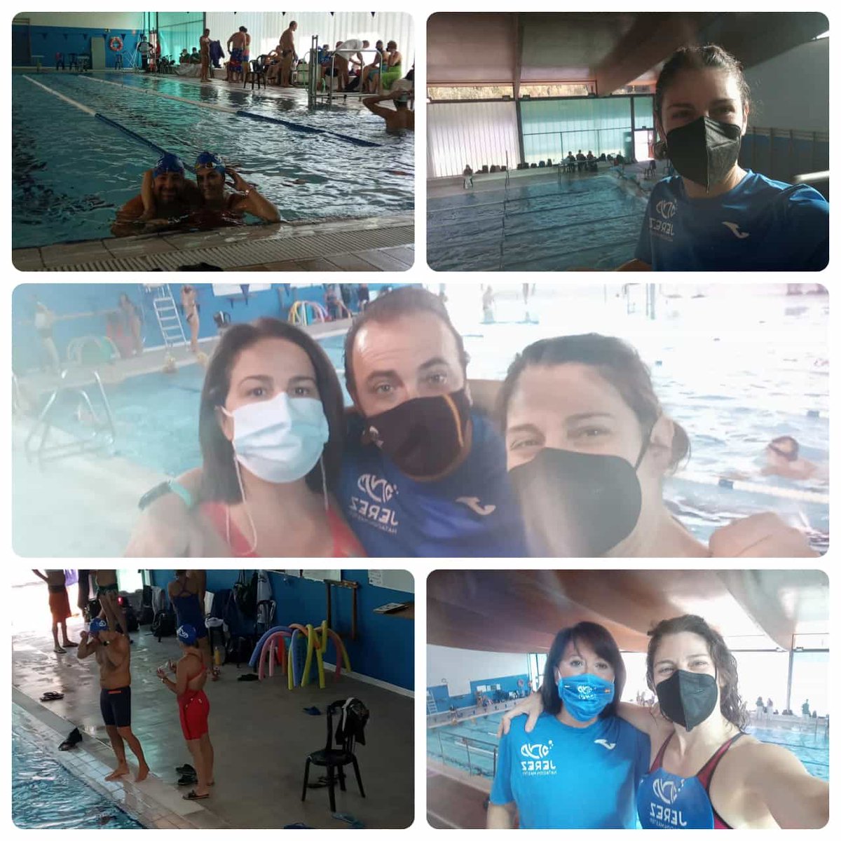 jerezmaster's tweet photo. Ya nos encontramos en Málaga!!! Nuestros nadadores ya calientan para disputar la primera jornada FAN y arrancar de esta manera la temporada!!! #ricardogonzalezsabio #mariaalvarez #maytegimenez #mercedesecheverria #jnm🔵⚪💙 #jornada1 #vamoschavales https://t.co/Z7luKaDnVh