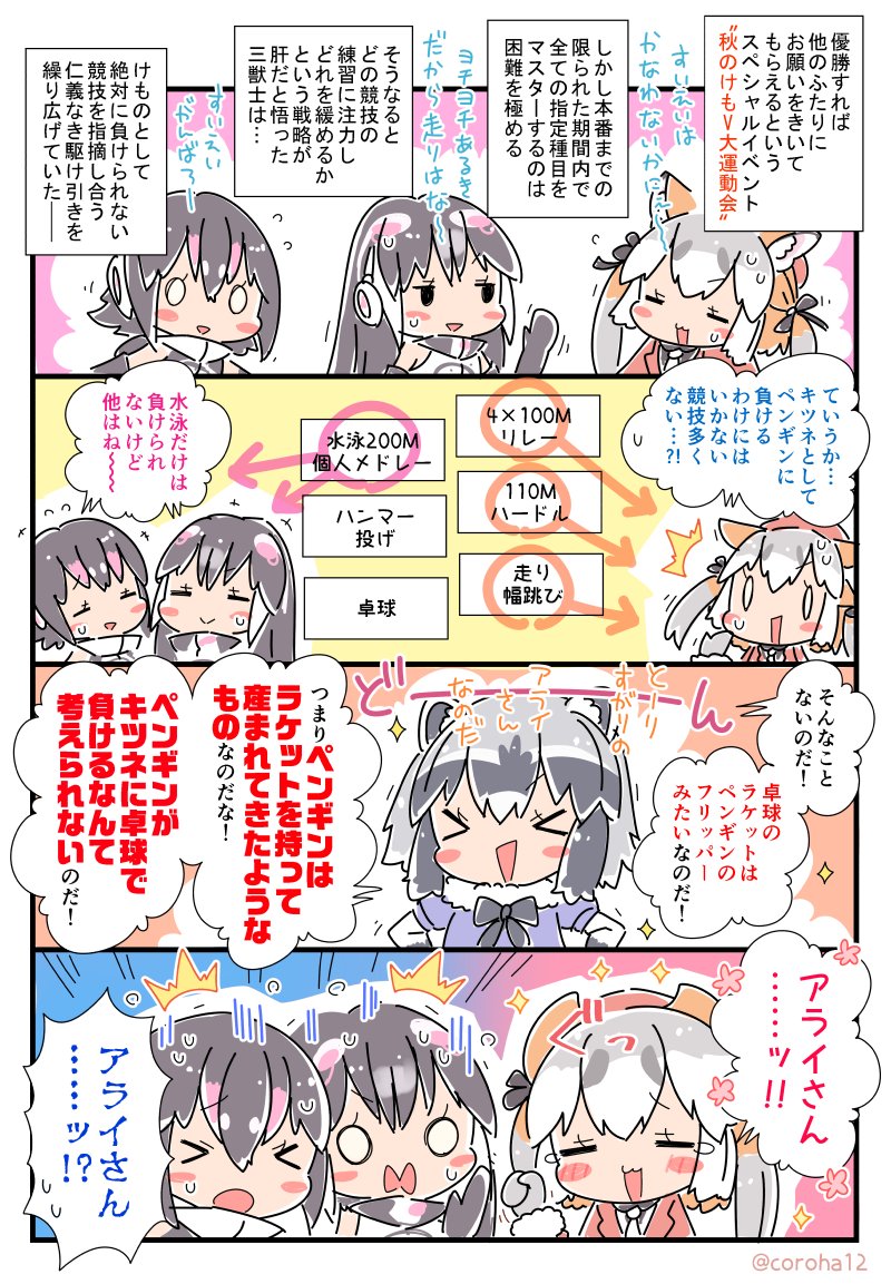 アライさん ああアライさん アライさん 
 
シマハイこころのはいく 