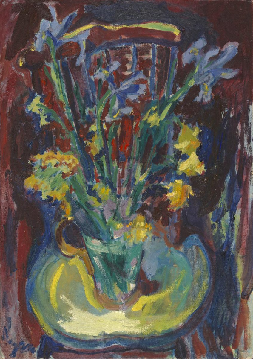 TateArtBot's tweet photo. Adrian Ryan, Flowers on a Chair, 1958 https://t.co/WRURFC7JyE #tatemuseum #adrianryan https://t.co/TGgrPCMhTH