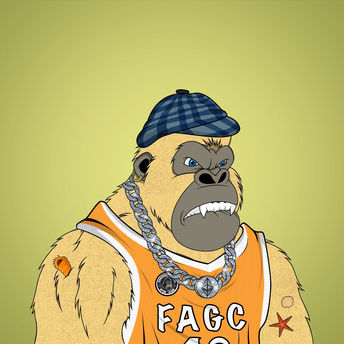 ManuLionCrypto's tweet photo. Let me introduce you Myke, my Kong, who was minted last week.
Nice ethereum chain and sand skin!
@FuriousAlphaGC #furiousalphaGC https://t.co/cjWw3FMf0C
